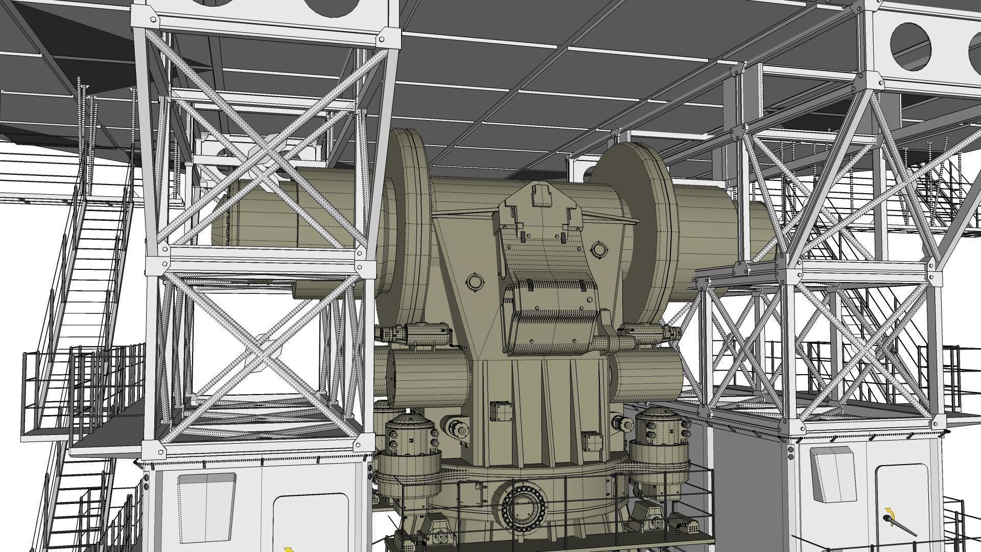 radar station  Krona 3D model_40