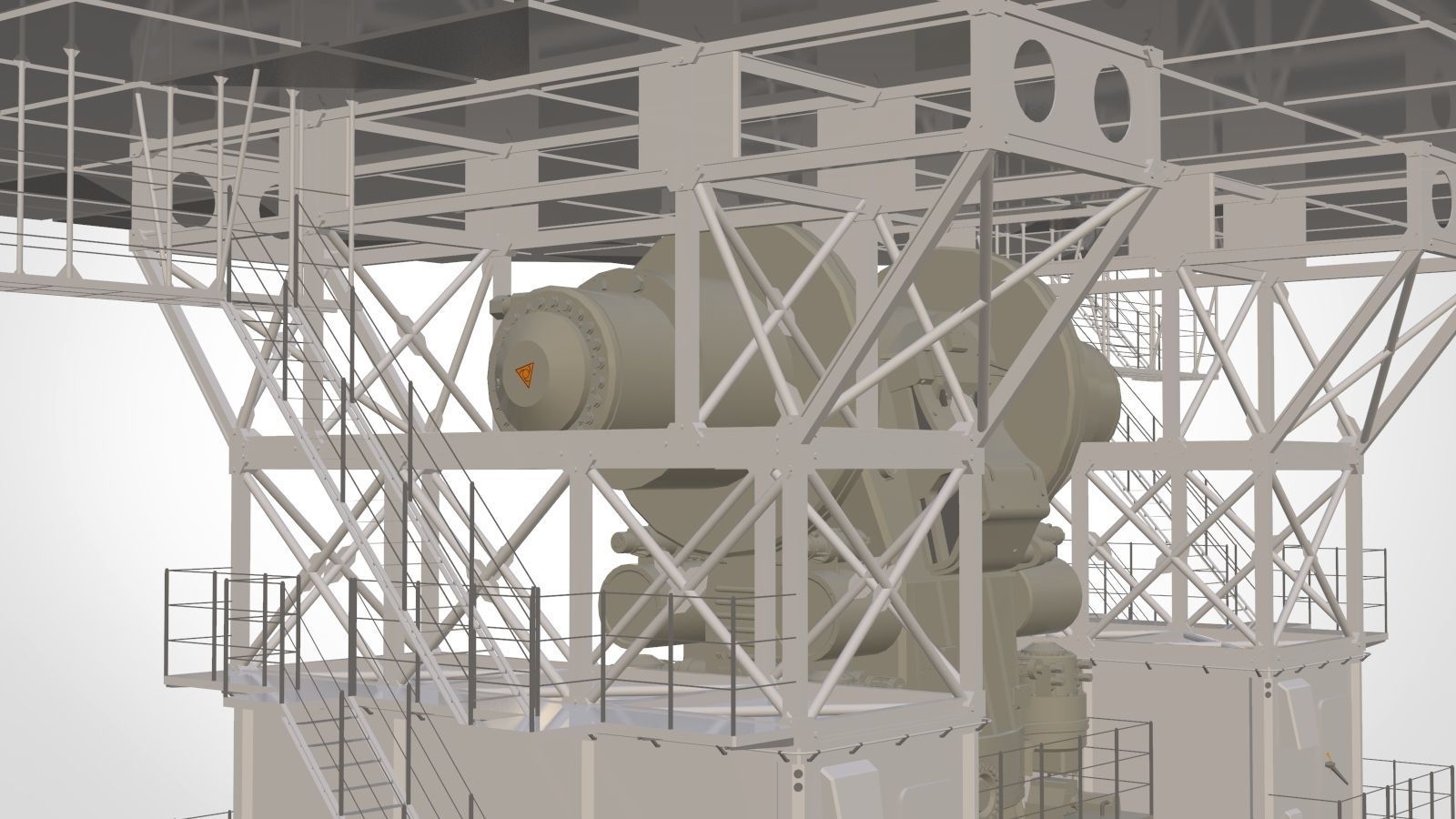 radar station  Krona 3D model_16