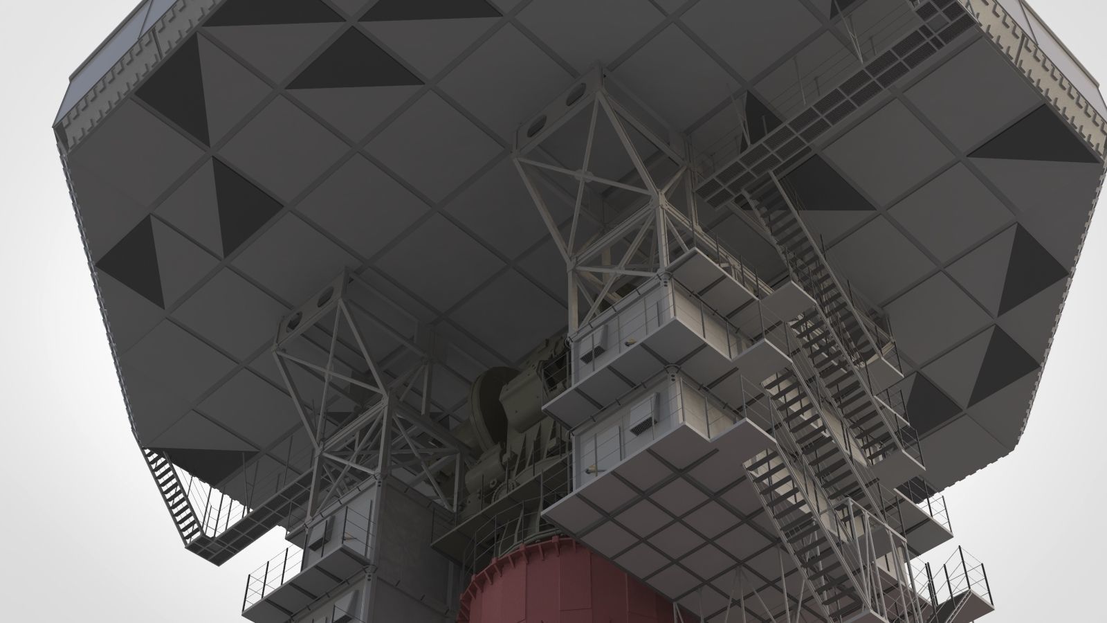 radar station  Krona 3D model_12