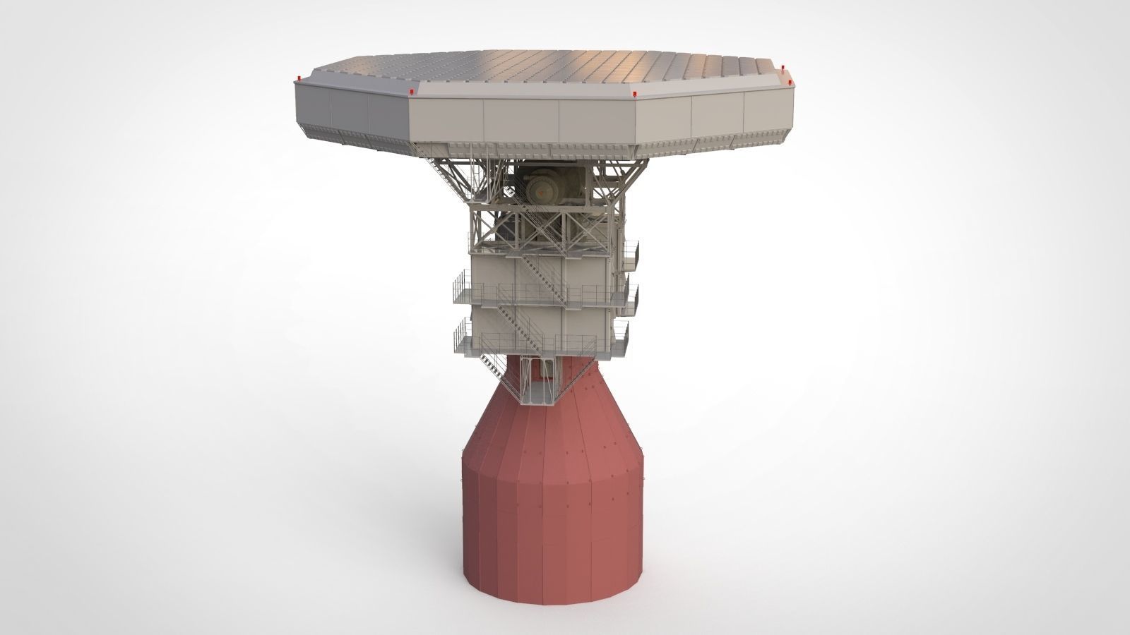 radar station  Krona 3D model_3