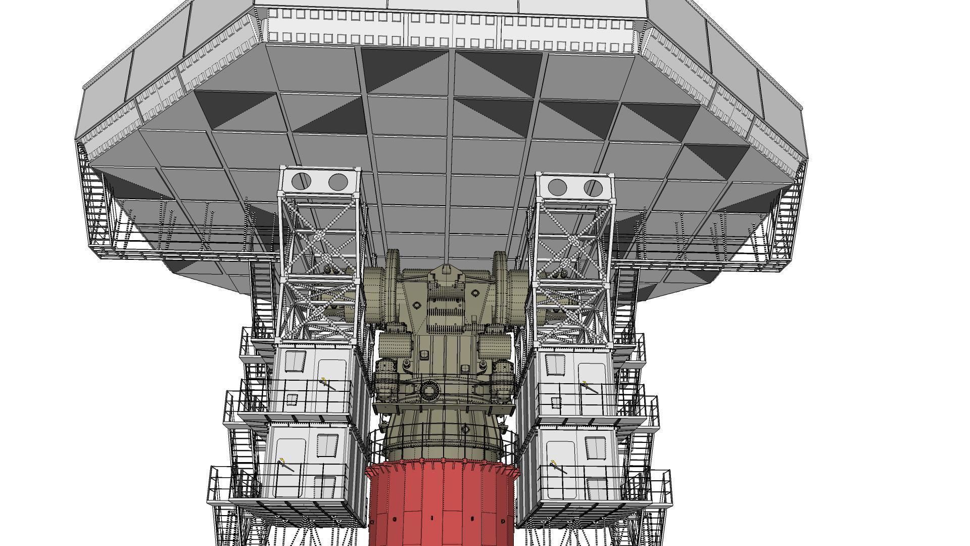 radar station  Krona 3D model_32