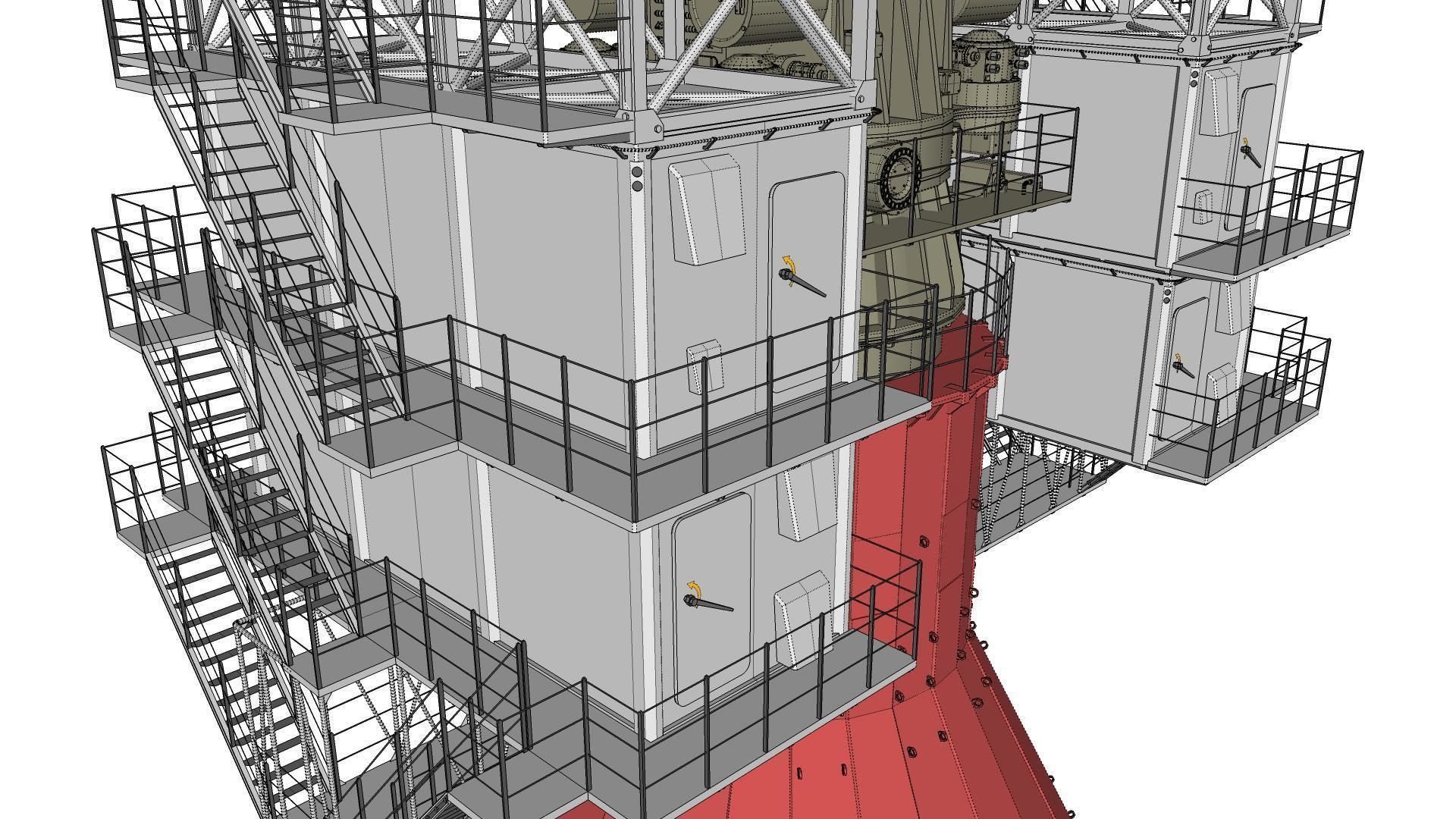 radar station  Krona 3D model_37