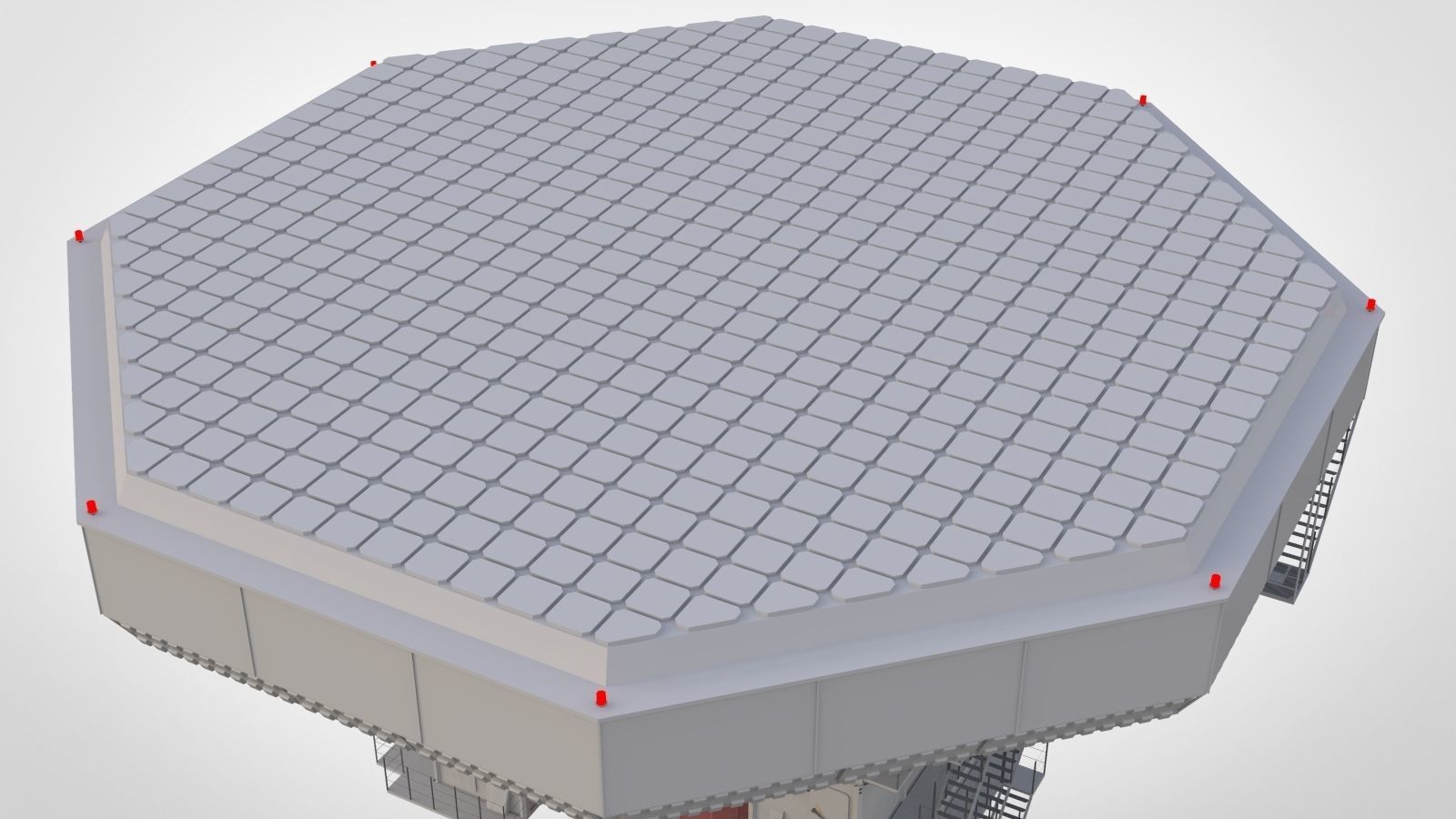 radar station  Krona 3D model_22