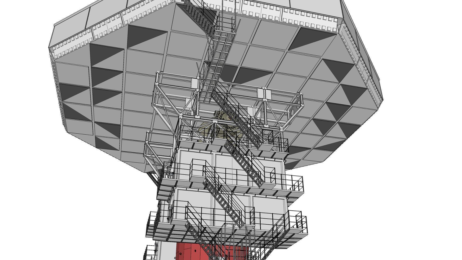 radar station  Krona 3D model_34