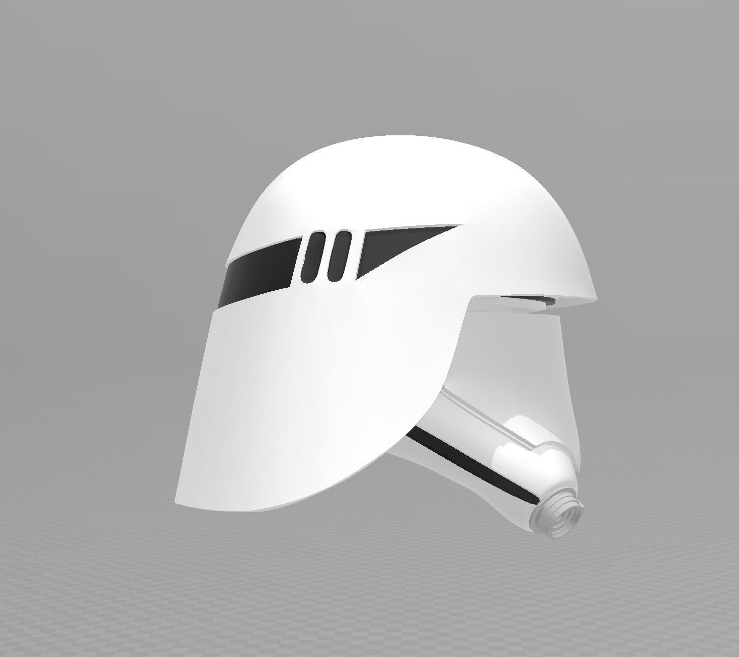 Star Wars TFA First Order SnowTrooper Flametrooper Helmet 3D model 3D ...