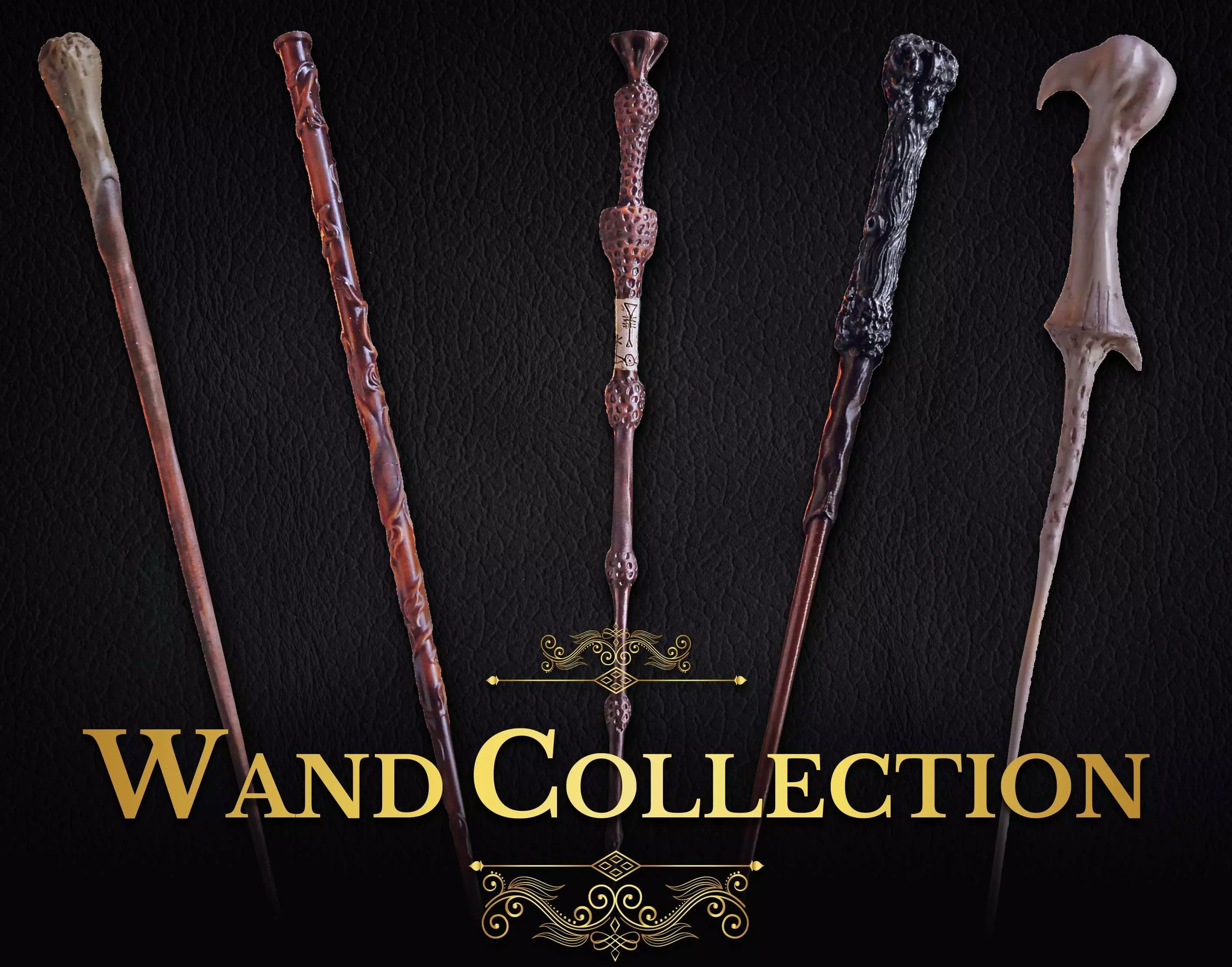 HARRY POTTER WAND COLLECTION 3D print model_0