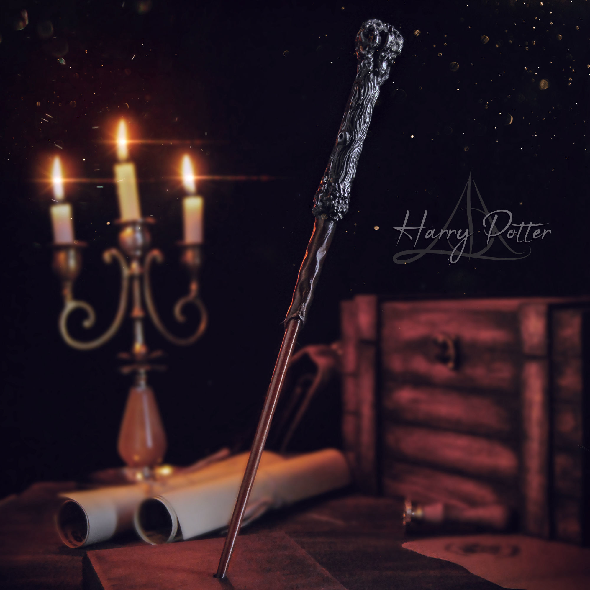 HARRY POTTER WAND COLLECTION 3D print model_4