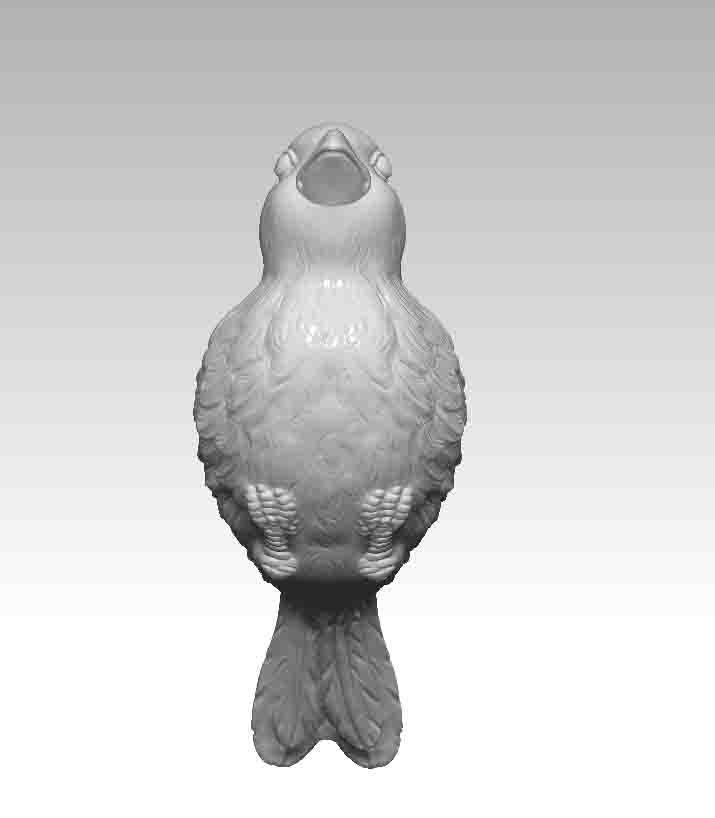 Blackbird bird 3D print model_3