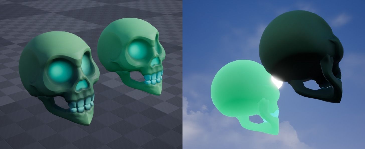 Villainous Skull Low-poly 3D model_7