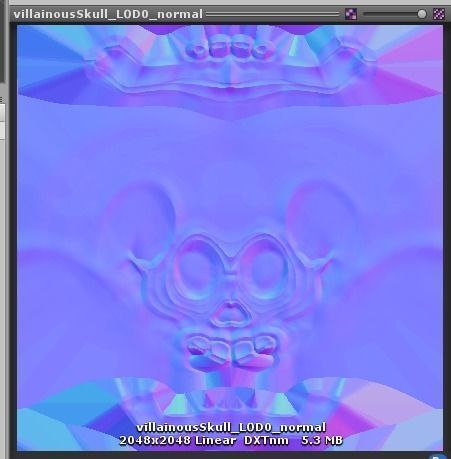 Villainous Skull Low-poly 3D model_19