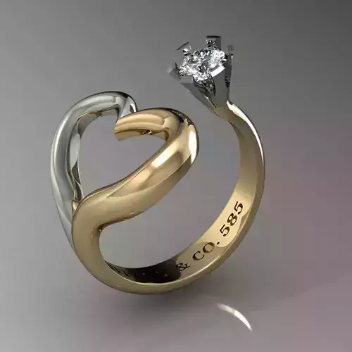 engagement ring  heart