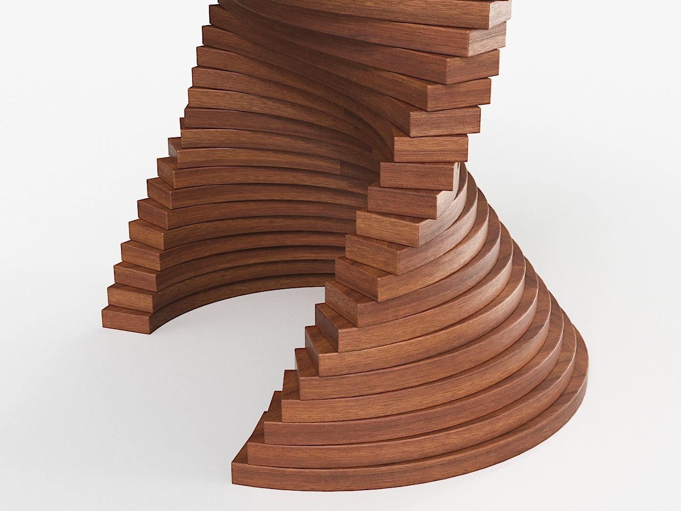 High Coffee Table 3D model_6