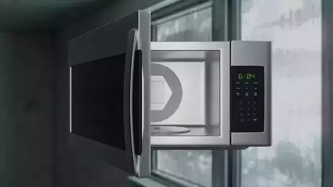microwave kitchen appliance