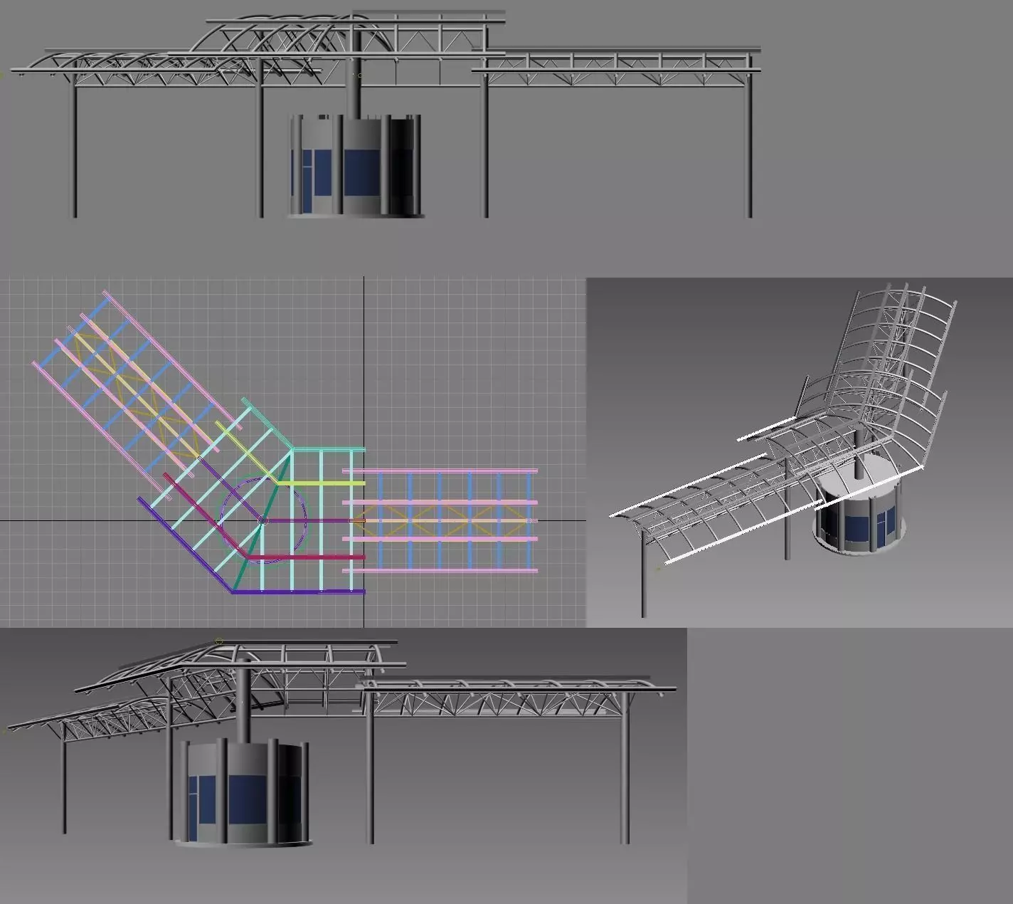 steel construction Celik konstruksiyon 3D model_0