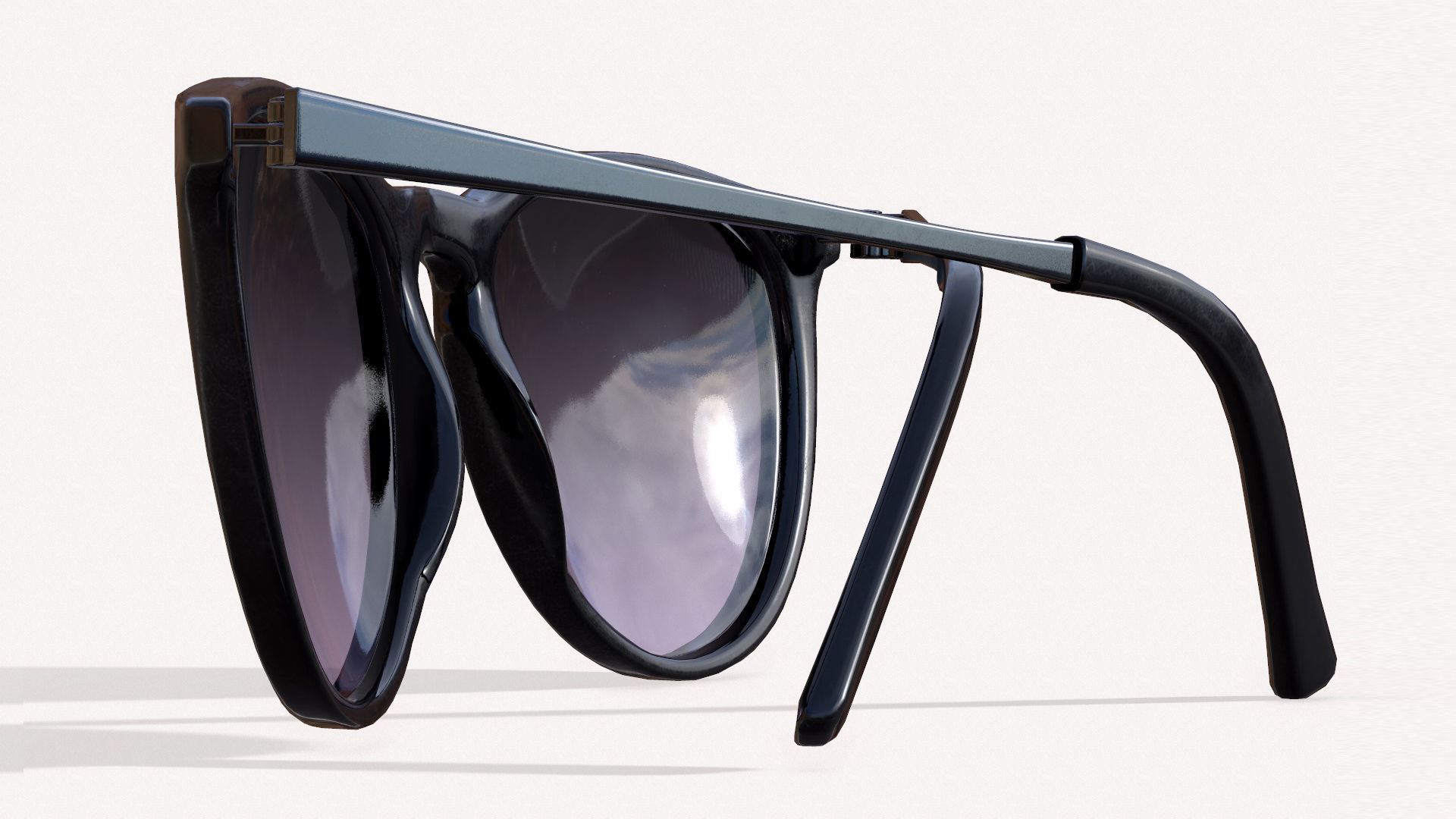 Sunglasses Low-poly 3D model_2