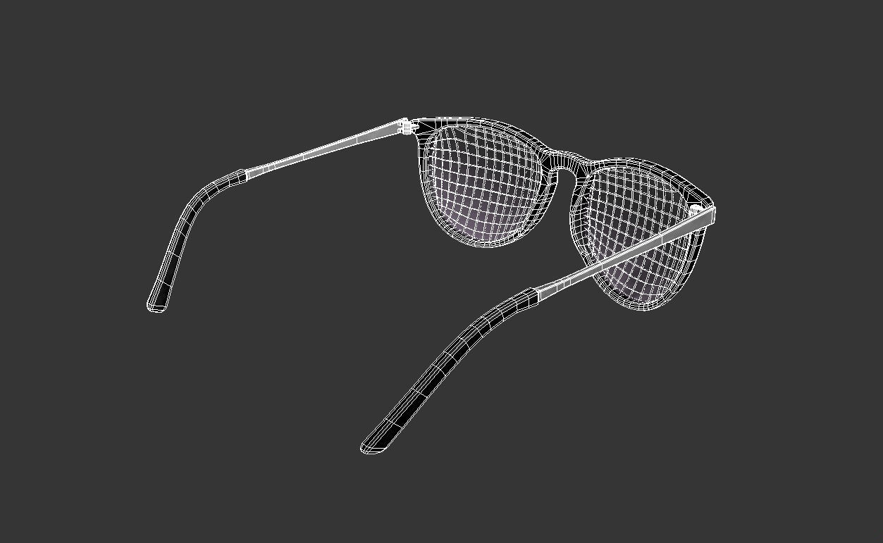 Sunglasses Low-poly 3D model_8
