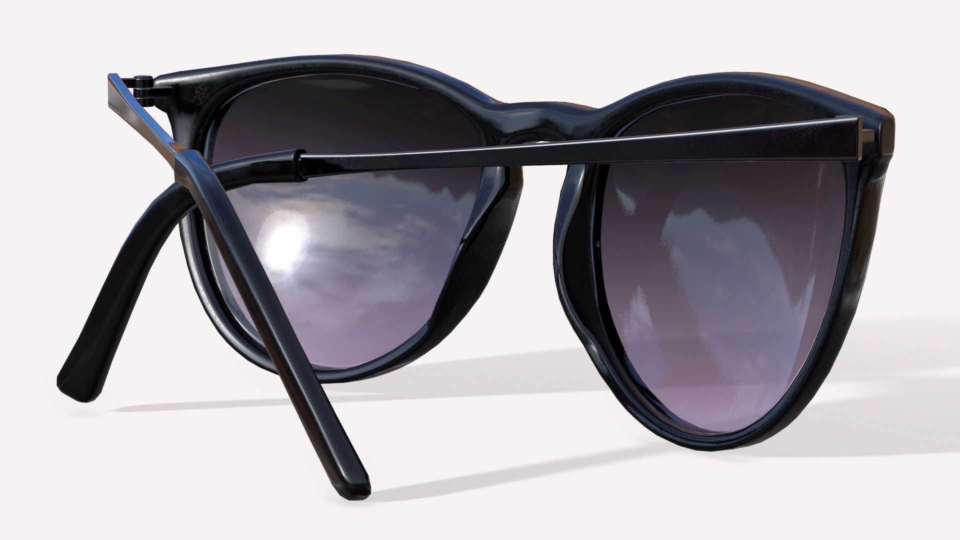 Sunglasses Low-poly 3D model_3