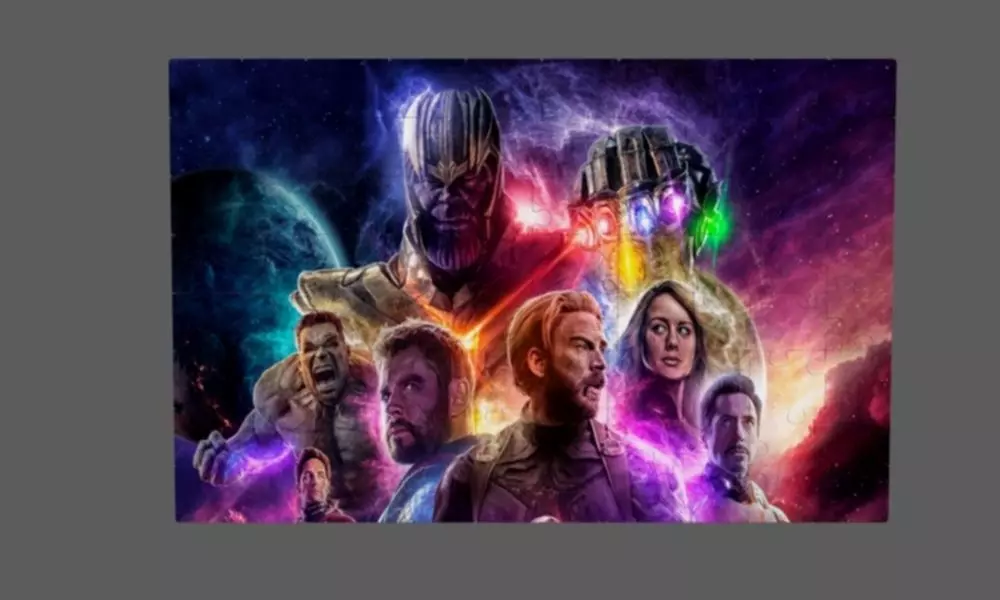 3d puzzle avengers infinity war canvas Low-poly 3D model
