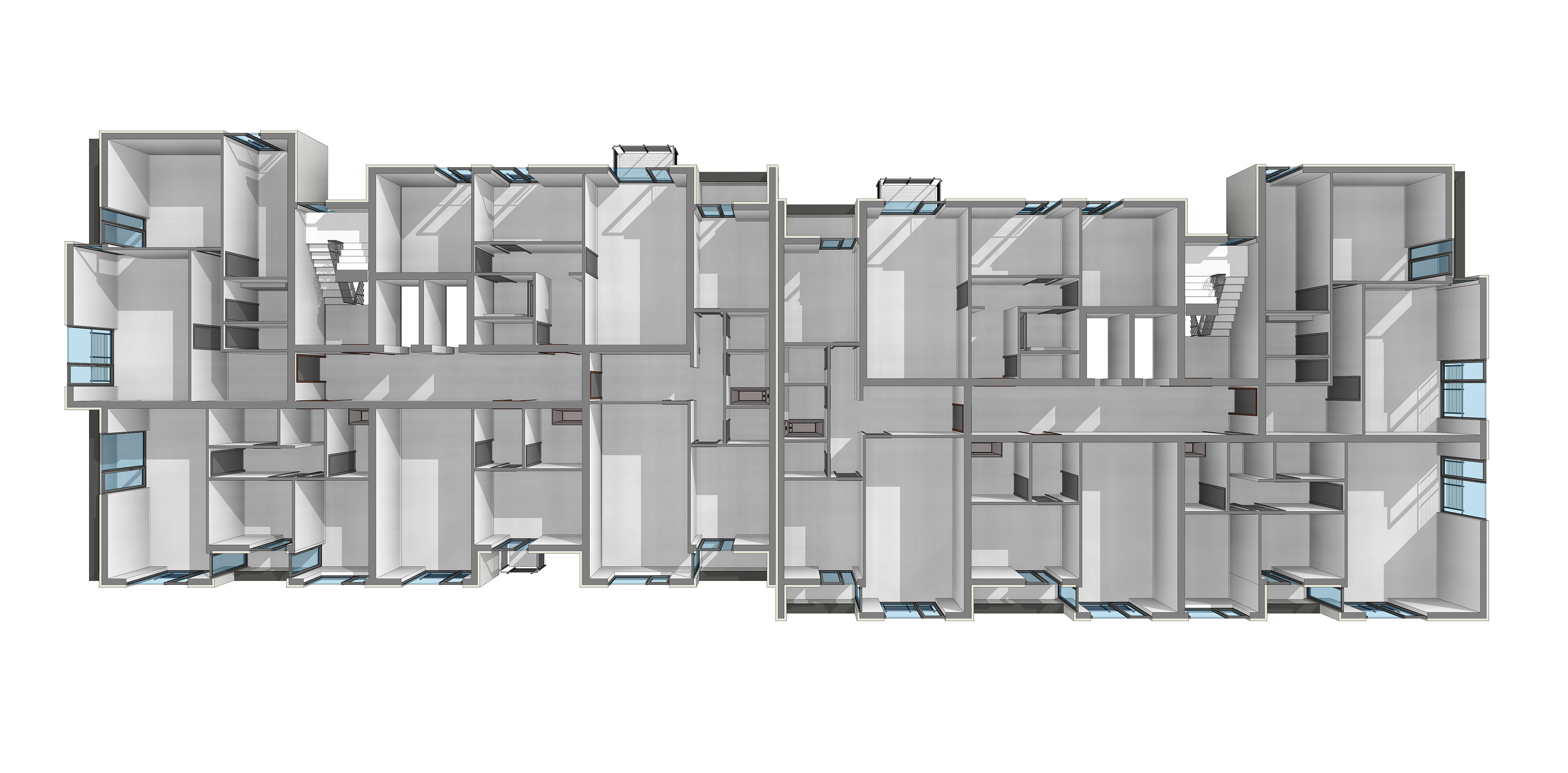 Apartment Building 3D model_14