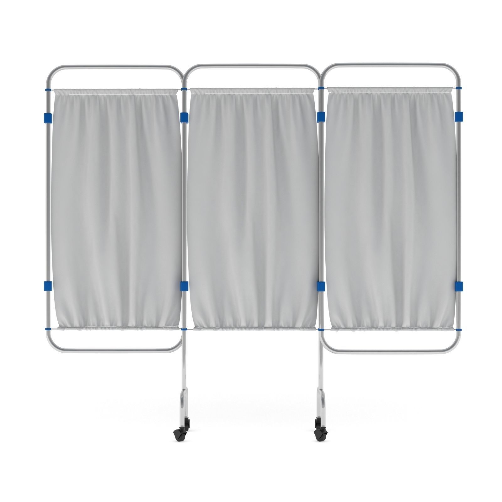 Hospital Privacy Screen Expanded 3D model_1