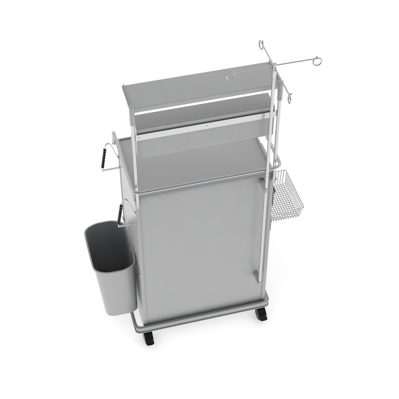 Medical Supply Cart Type 1 3D model_6