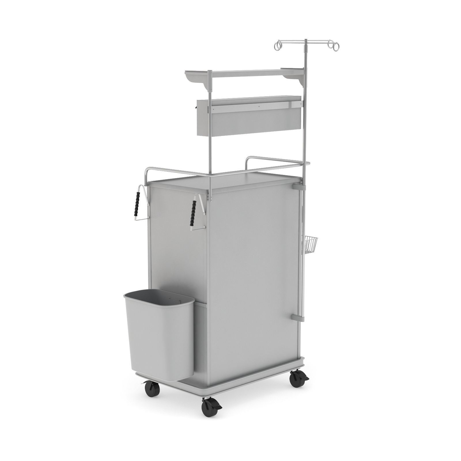 Medical Supply Cart Type 1 3D model_3