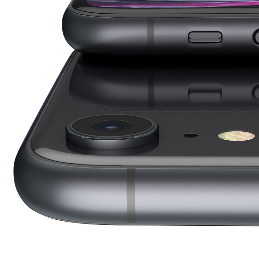 Apple iPhone Xr Black and Xs Space Gray and Xs MAX Gold 3D model_24