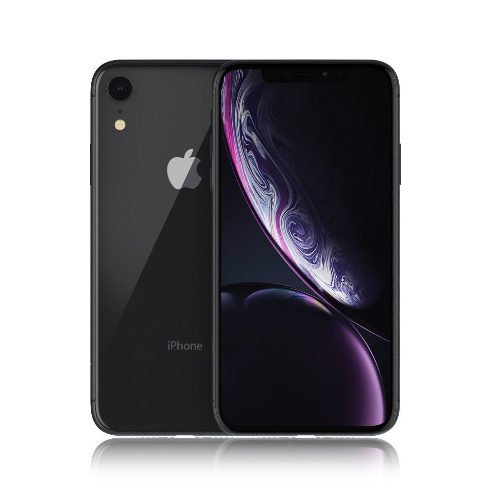 Apple iPhone Xr Black and Xs Space Gray and Xs MAX Gold 3D model_18