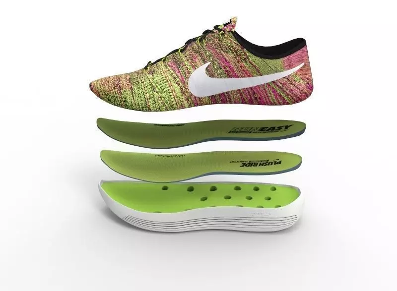 Nike Lunar Epic LowFlyknit 3D model
