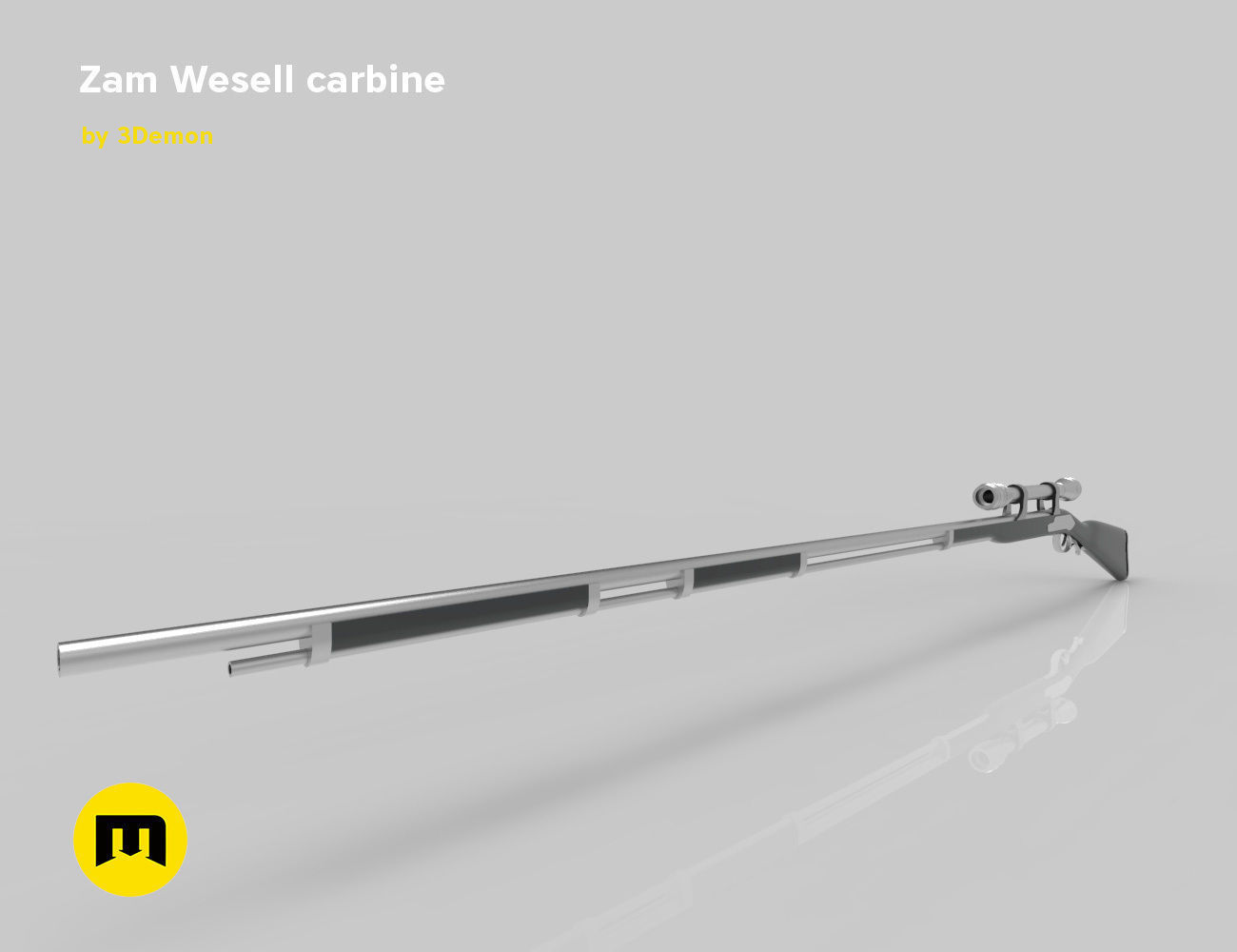Zam Wesell Carabine 3D print model