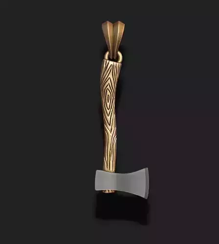 Axe pendant 3D print model