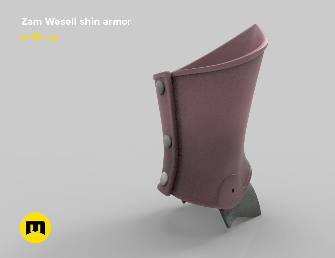 Zam Wesell jewels and armors 3D print model_1