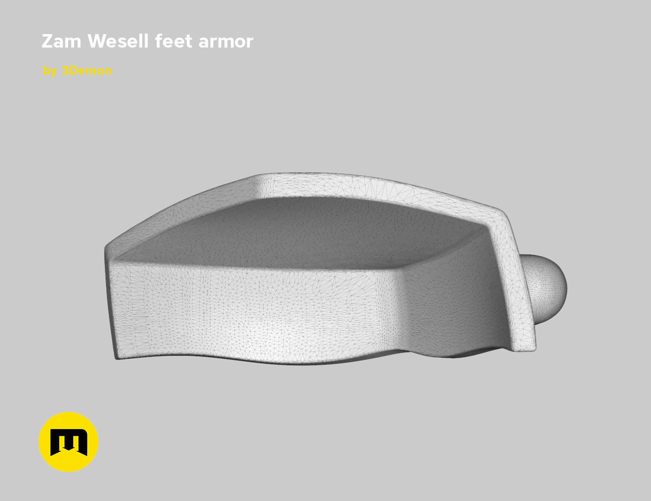 Zam Wesell jewels and armors 3D print model_28