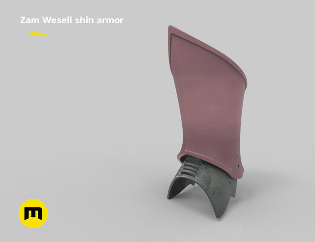 Zam Wesell jewels and armors 3D print model