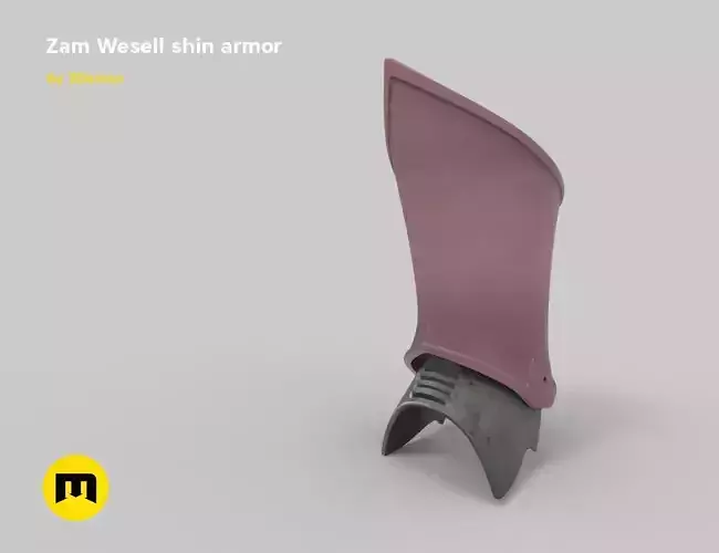 Zam Wesell jewels and armors 3D print model