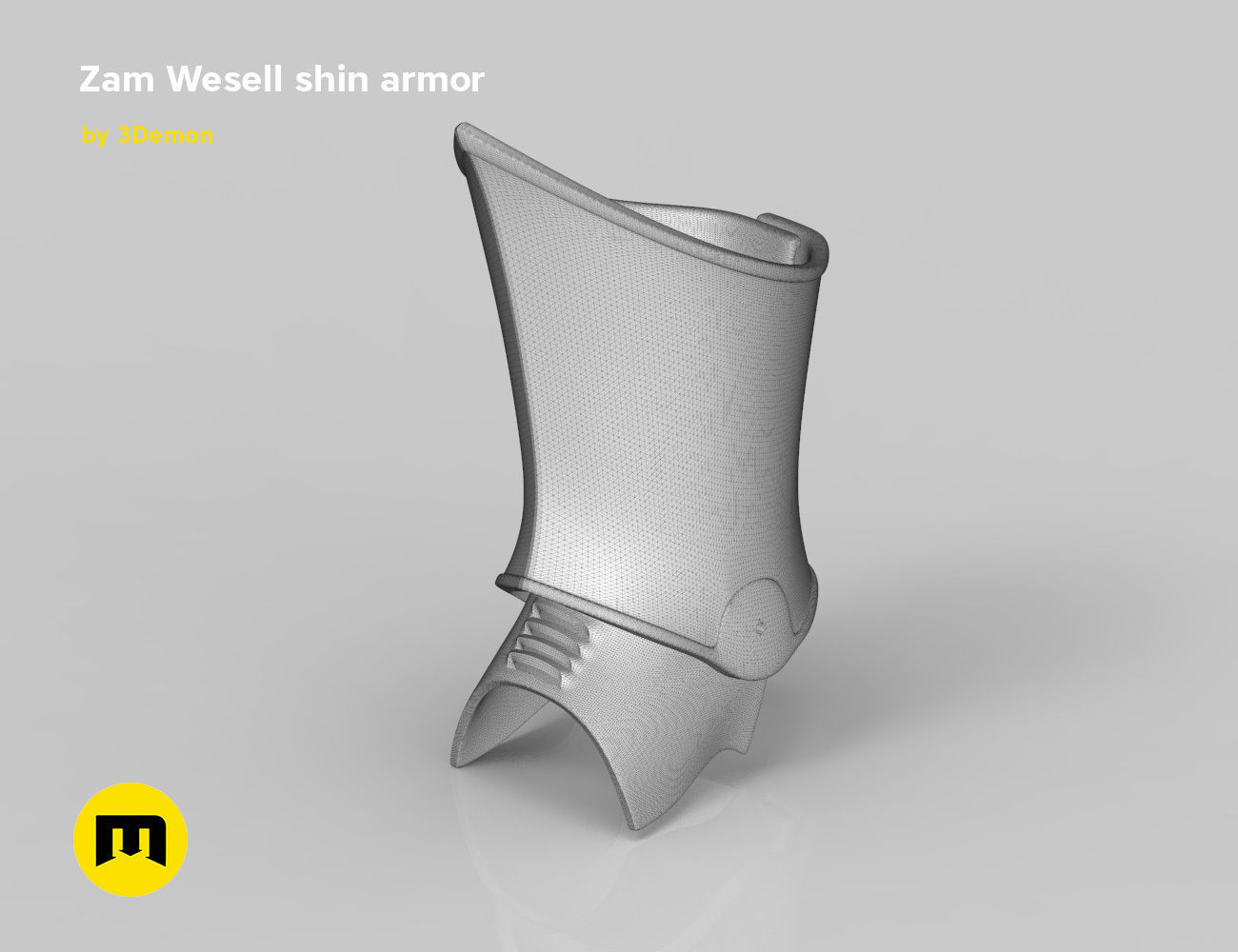 Zam Wesell jewels and armors 3D print model_4