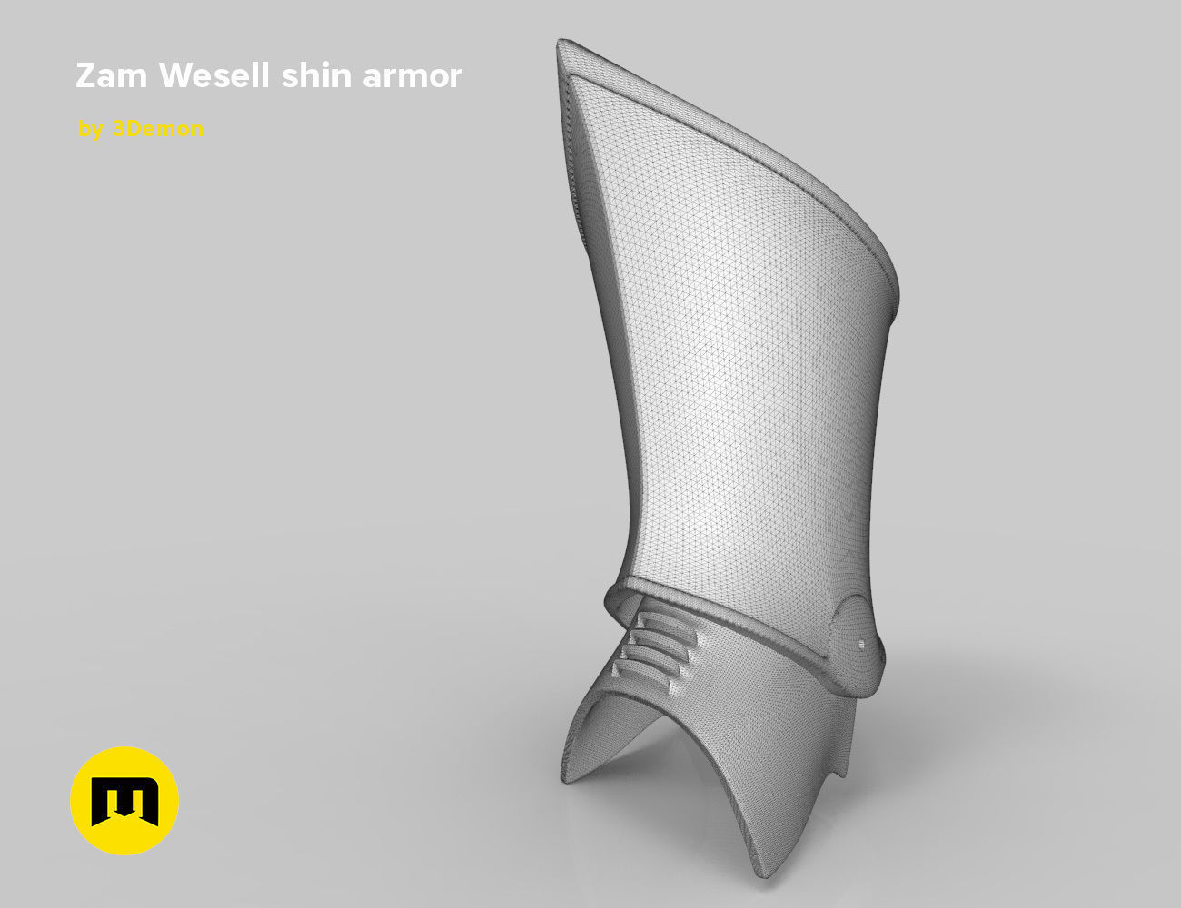 Zam Wesell jewels and armors 3D print model_6