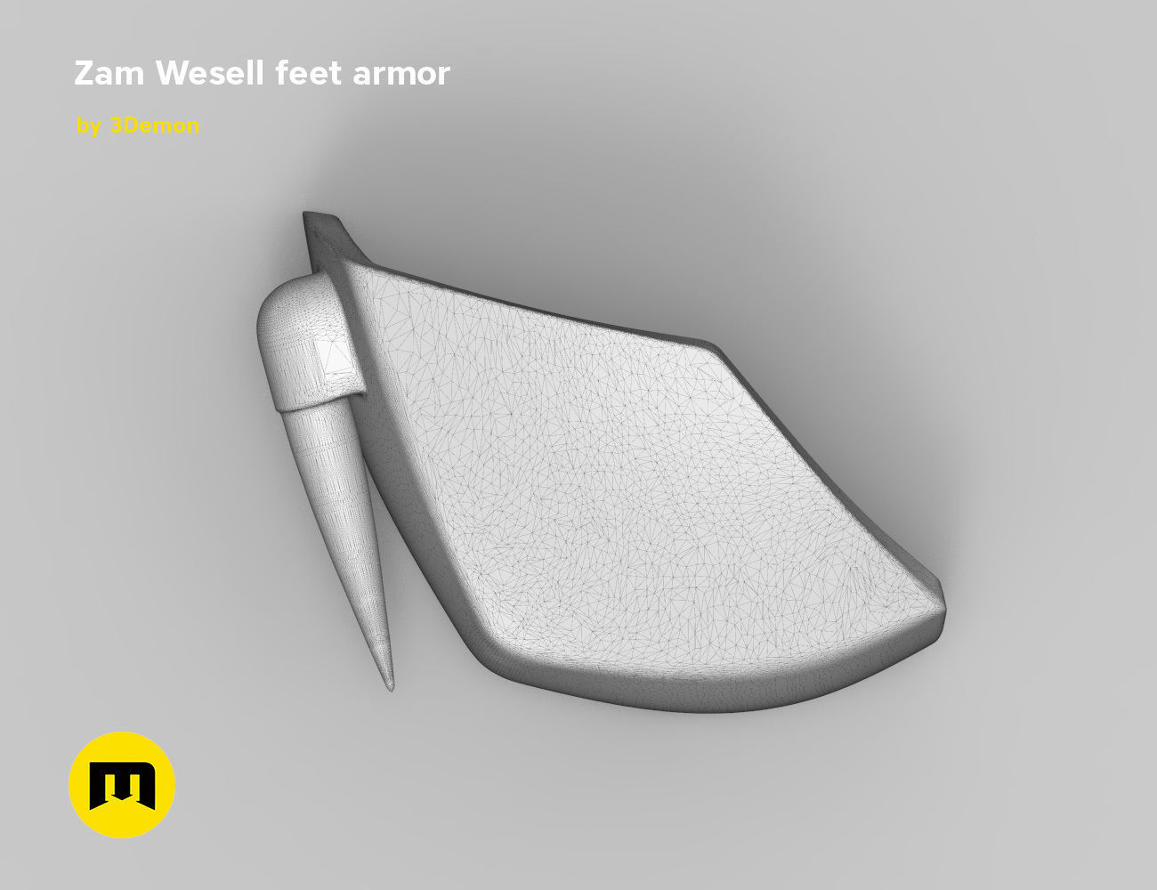 Zam Wesell jewels and armors 3D print model_30