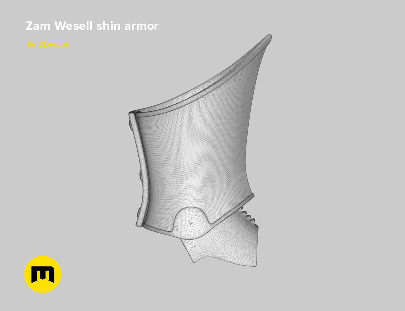 Zam Wesell jewels and armors 3D print model_5