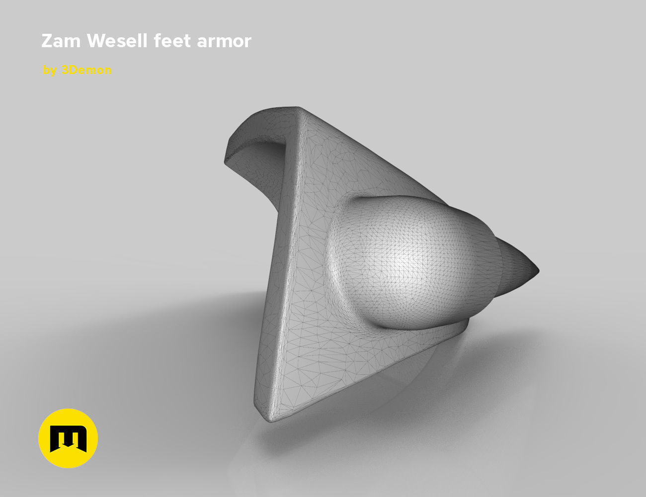 Zam Wesell jewels and armors 3D print model_26