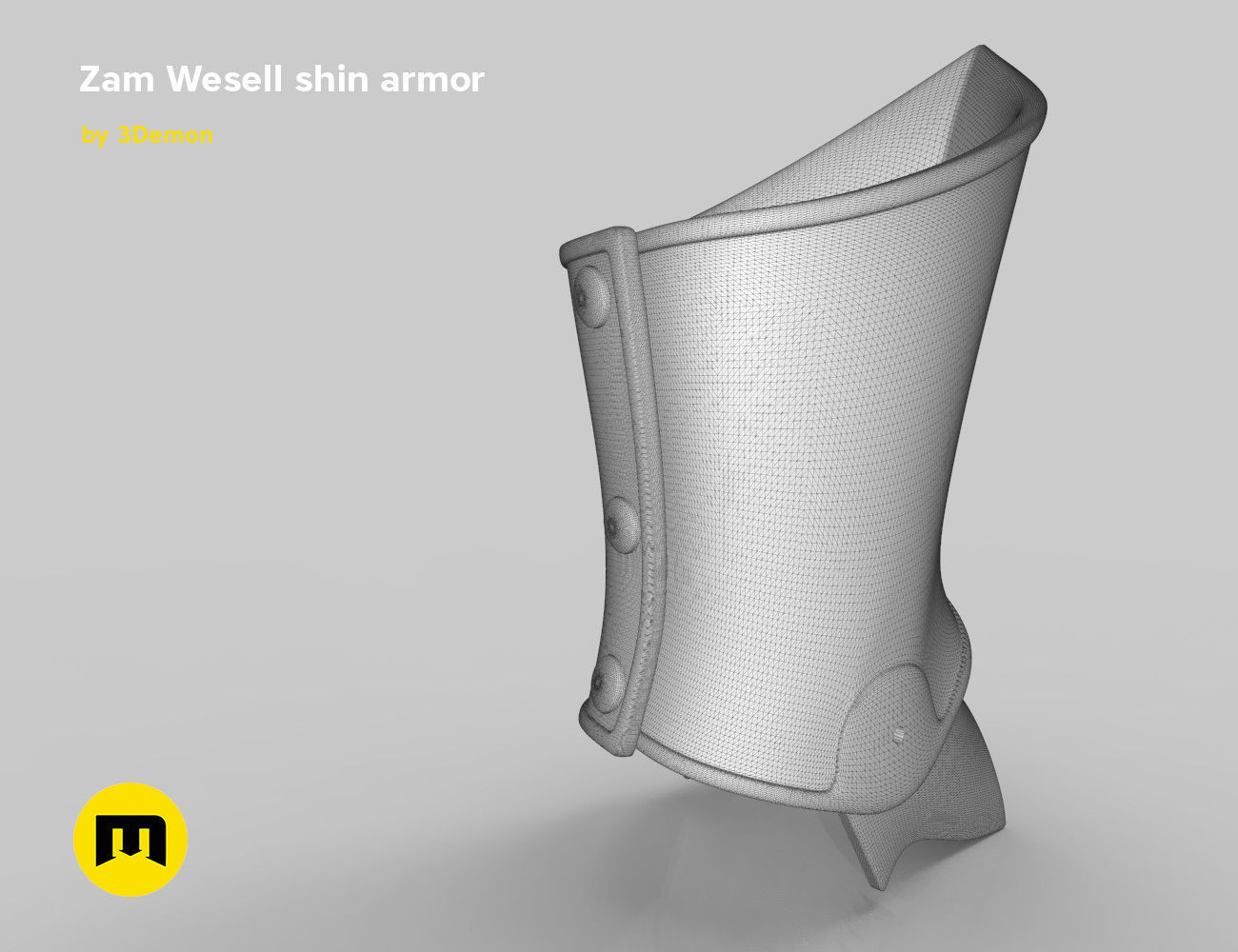Zam Wesell jewels and armors 3D print model_7