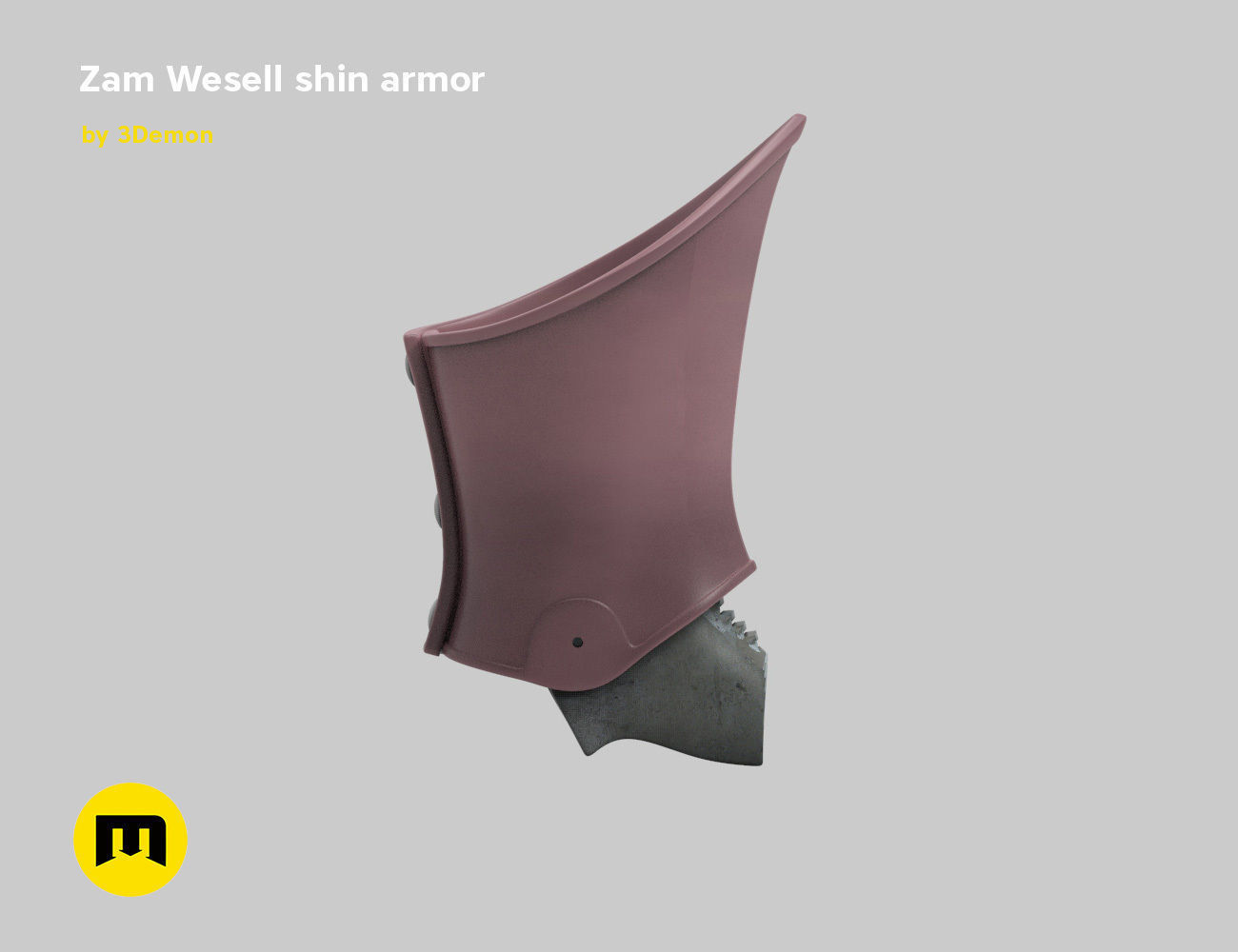 Zam Wesell jewels and armors 3D print model_2
