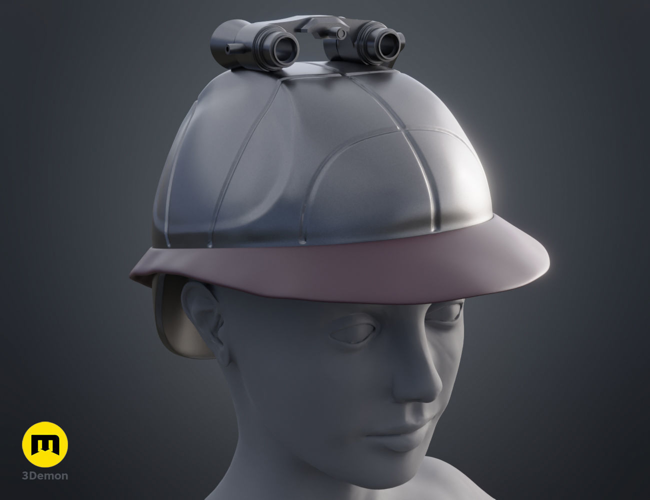 Zam Wesell Helmet 3D print model_3