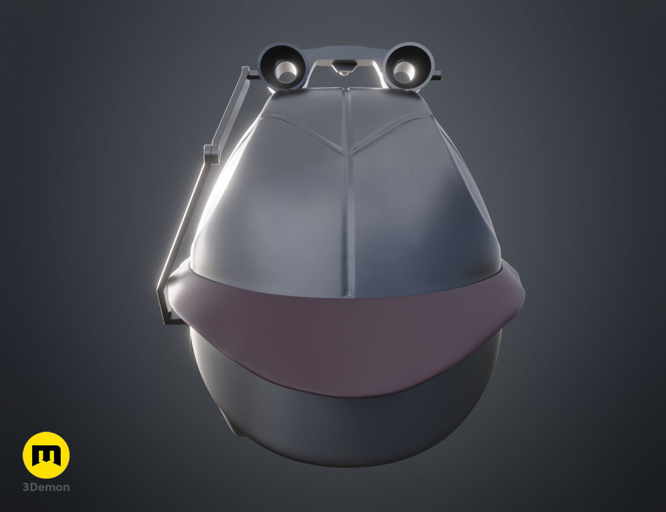 Zam Wesell Helmet 3D print model_4