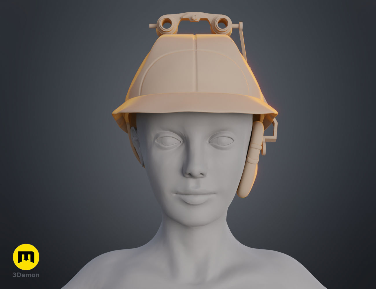 Zam Wesell Helmet 3D print model_9