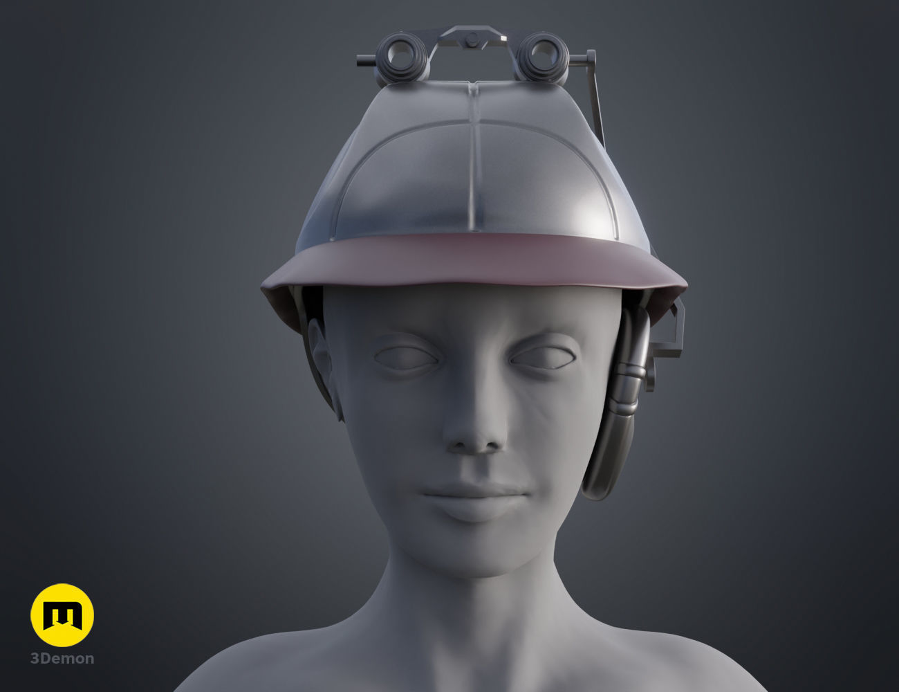 Zam Wesell Helmet 3D print model_1