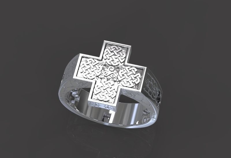 Celtic Ring 3D print model_5