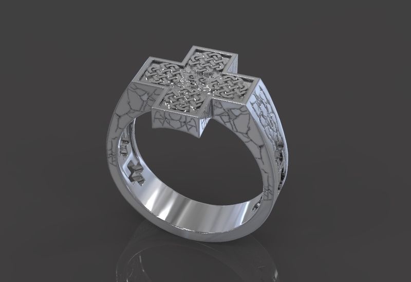 Celtic Ring 3D print model_2