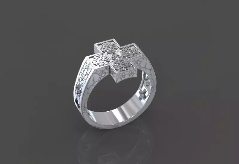 Celtic Ring 3D print model_0