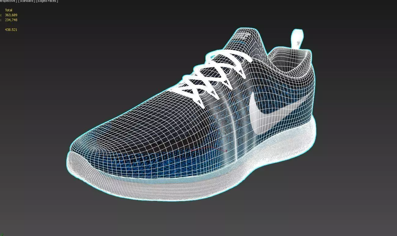 Nike Free Distance 2 3D model_0